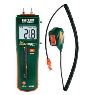 EXTECH MO265 Combination Pin-Pinless Moisture Meter