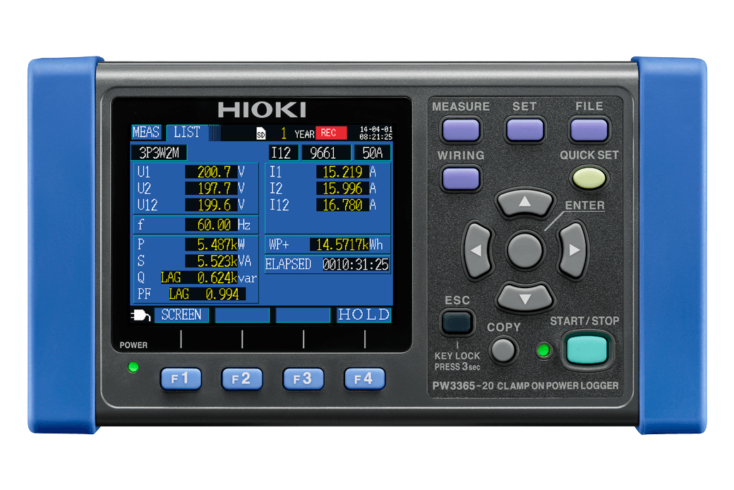 HIOKI PW3365 CLAMP ON POWER LOGGER