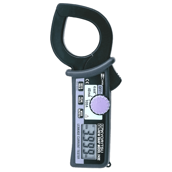 Kyoritsu 2432 High Sensitivity AC Leakage 100A Clamp Meter