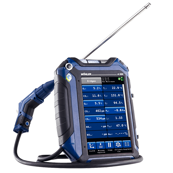 Wohler A 550 L Flue Gas Analyzer
