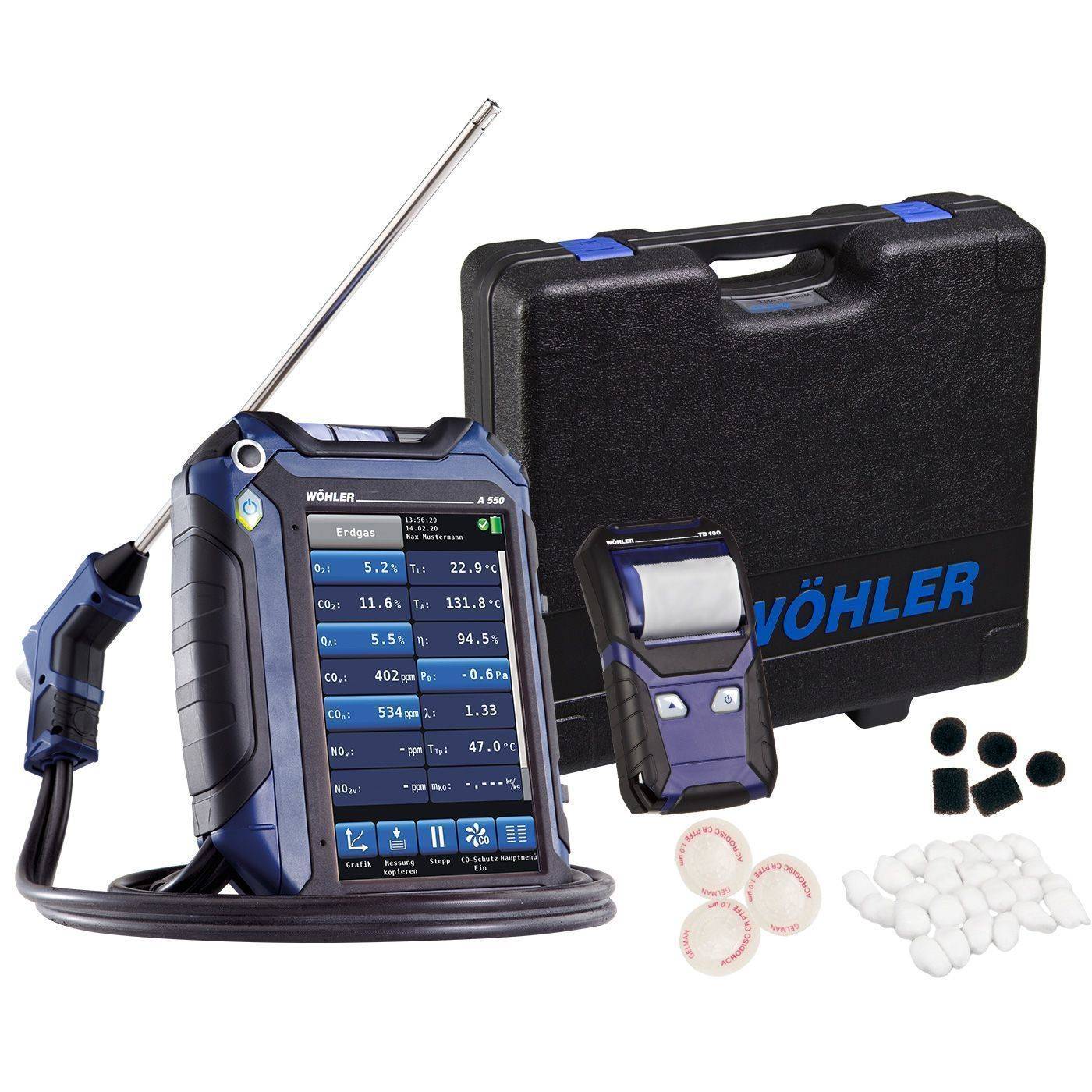 Wohler A550L Combustion Analyzer